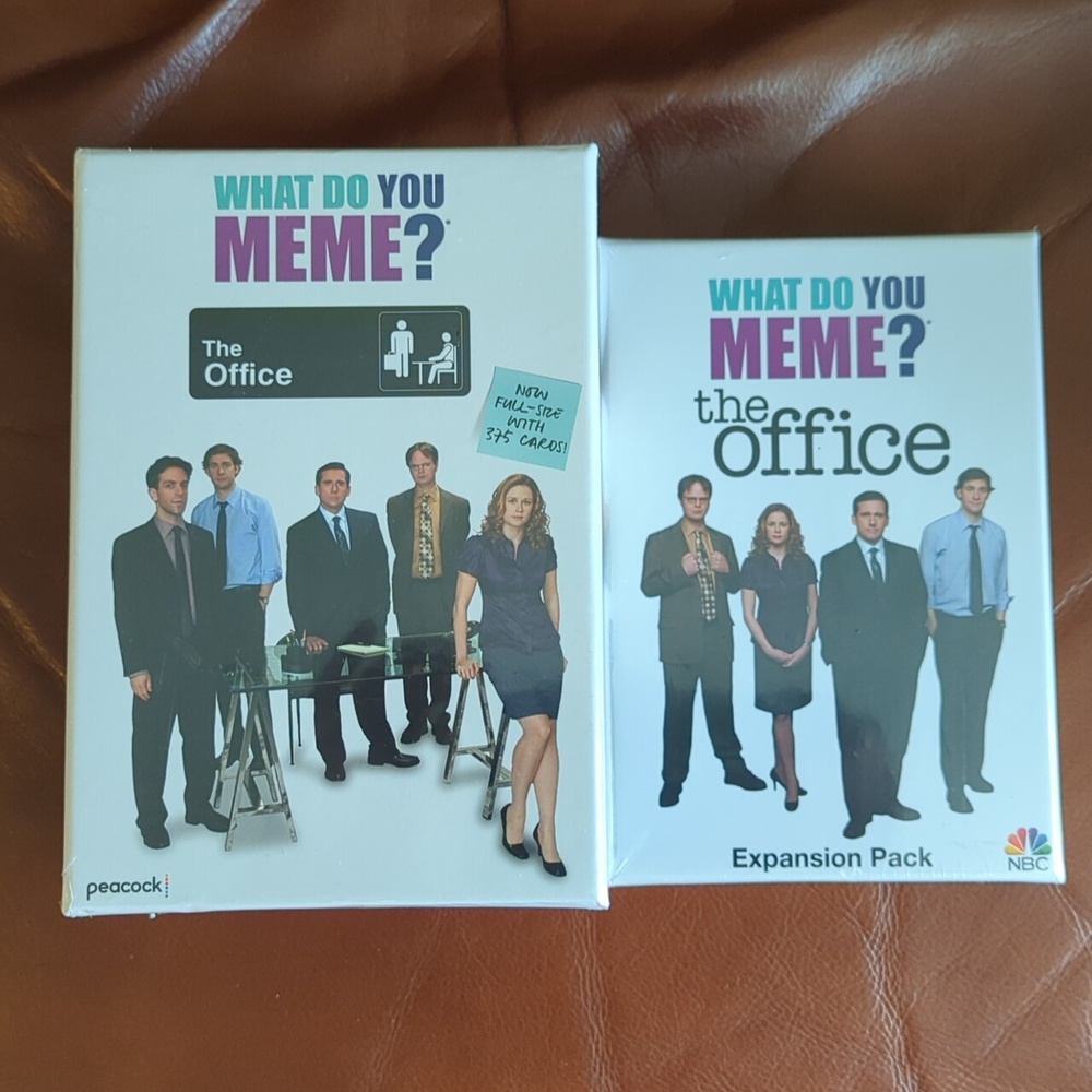 NWT Sealed What Do You Meme? The Office Starter Pack AND Expansion Pack